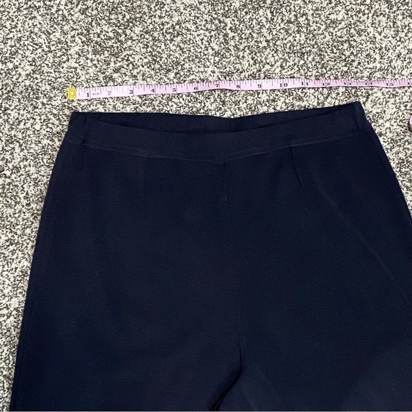 MING WANG - RICH NAVY SLACKS - SIZE XS - B21 - Picture 6 of 12